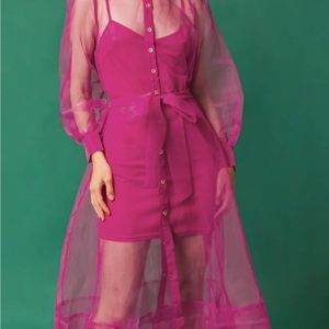 Barbie pink dress, perfect for the premier!!!